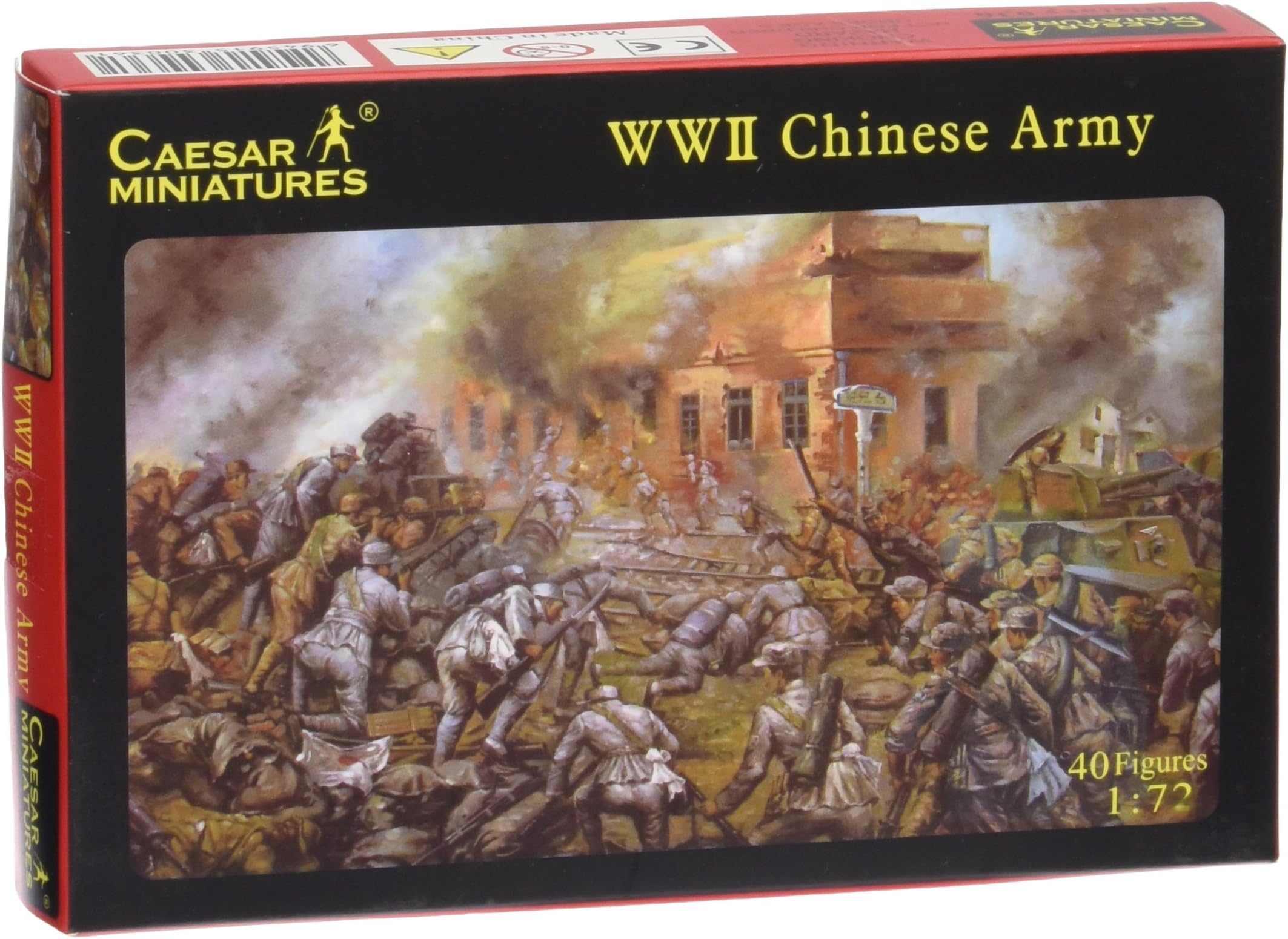 Unbekannt Caesar Miniatures WWII Chinese Army - 1/72 Plastic Soldiers by