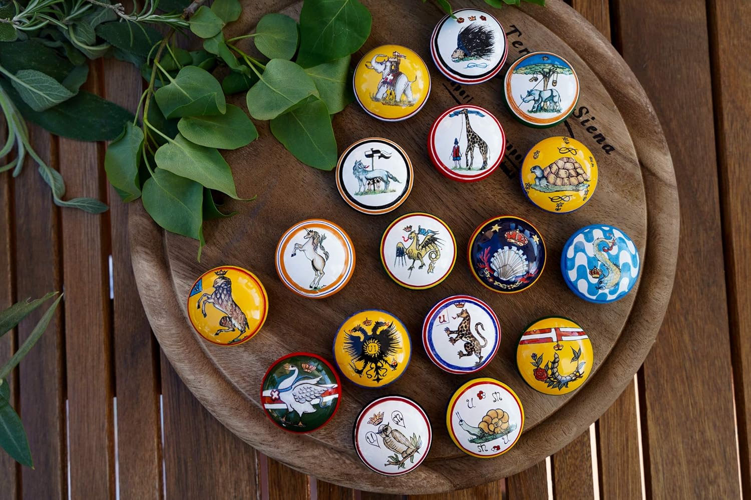 Italian Ceramic Cork Stopper for bottle of wine or liquor with the typical