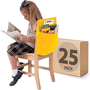 Seat Sack Single Pocket: Classroom Chair Pocket | Seat Sack Clearance - View #2