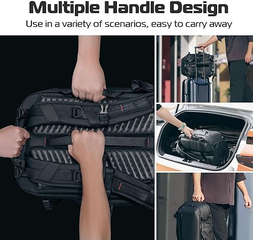 Miniatura 8 de ULANZI Mochila para cámara Bolsa profesional, Negro -, Bolsa de viaje City