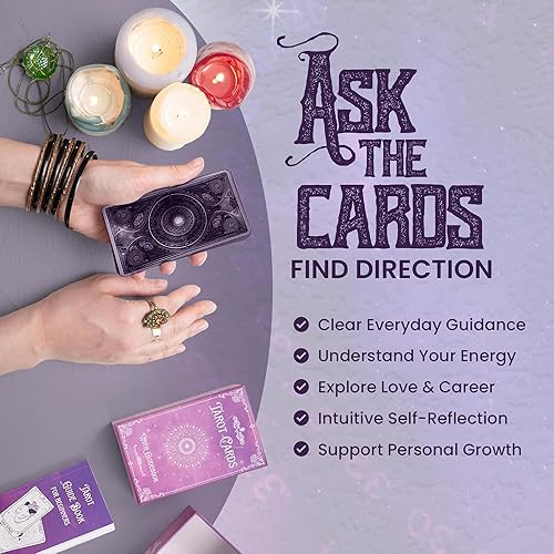 Miniatura 3 de Cartas del Tarot (púrpura)