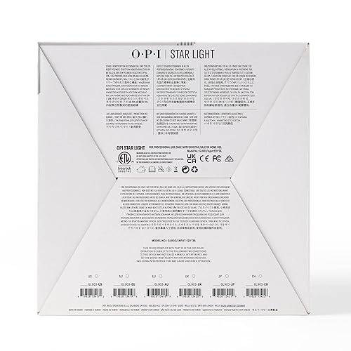 Miniatura 11 de OPI Lámpara de gel Star Light 3.0 Lámpara LED prémium para uñas de gel Resistente a caídas Curado uniforme Con placa de mano y cable