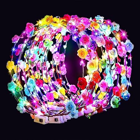 LED Flower Crowns Headbands