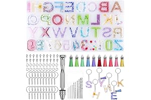 SHYNEK Alphabet Silicone Resin Molds: Mold Your Creative Dreams into Reality