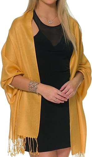 Pashminas, chales y mantones para usar con vestidos de noche y en bodas, grandes y suaves