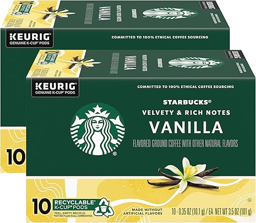 Miniatura 9 de Starbucks Cápsulas K-Cup de café molido saborizado, Cinnamon Dolce, colección Signature de café molido saborizado, K-Cups reciclables, 10 cápsulas