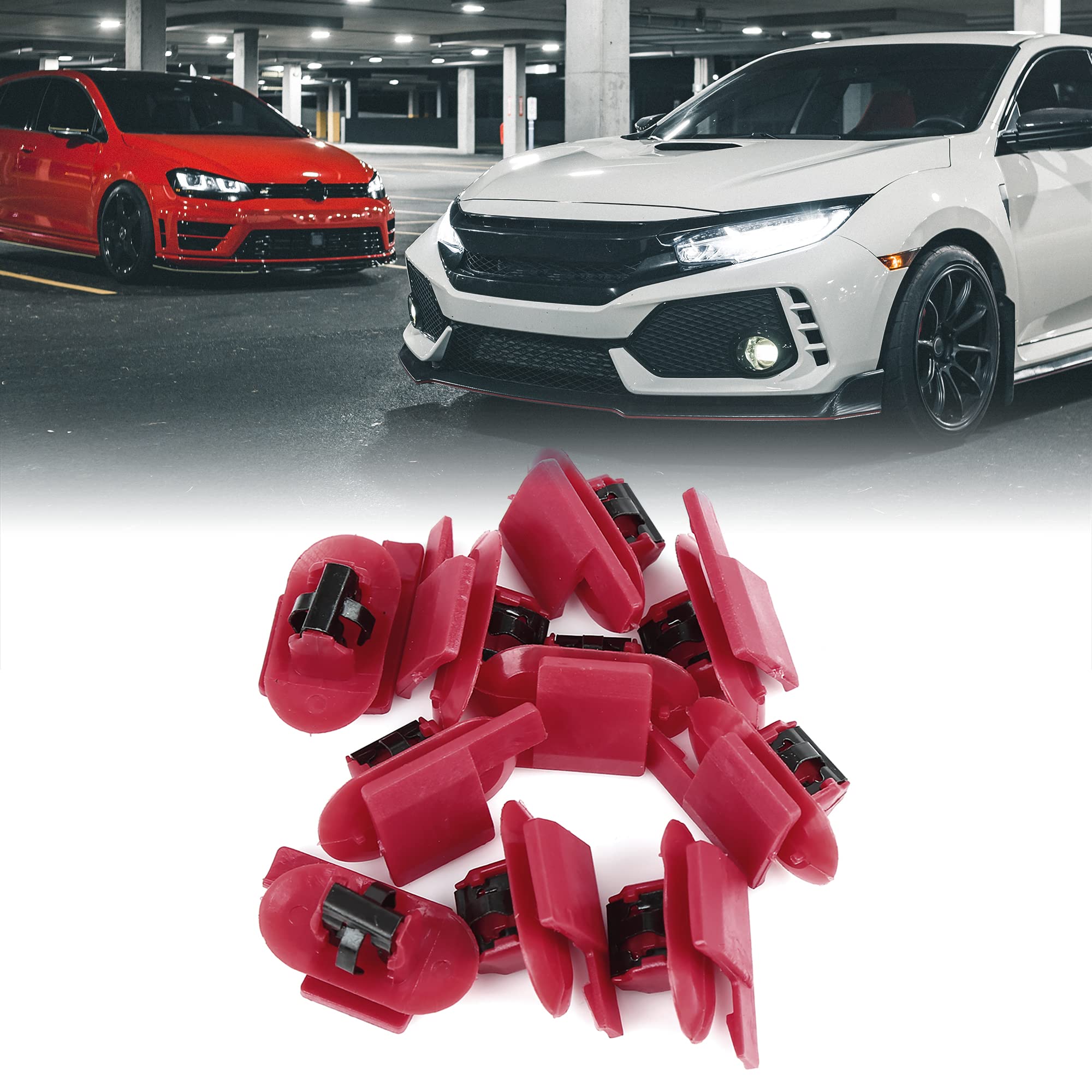 Amazon.com: uxcell 10pcs Plastic Rivet Bumper Fender Fastener 