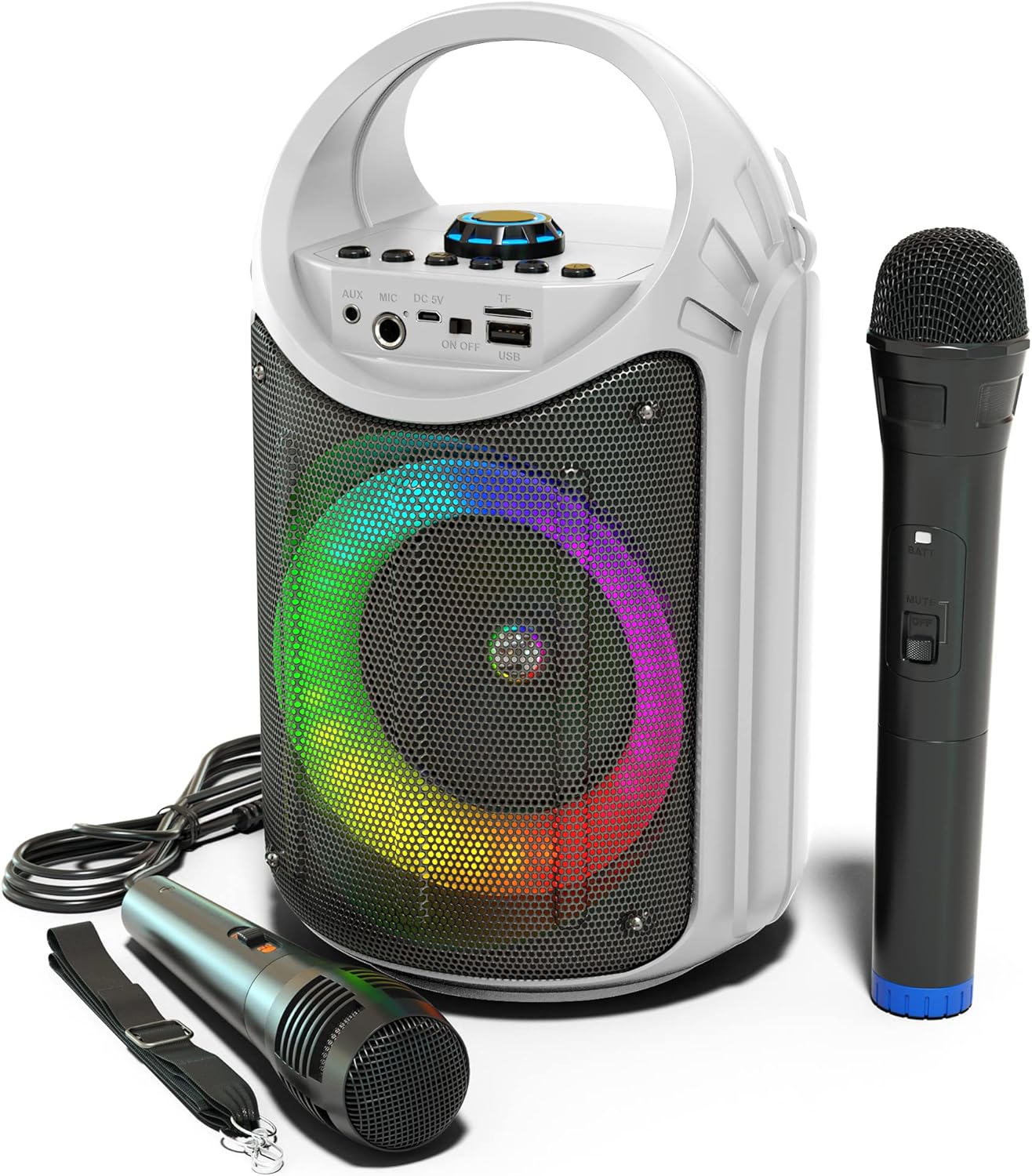 MASINGO 2023 Bluetooth Karaoke Machine for Kids and Adults