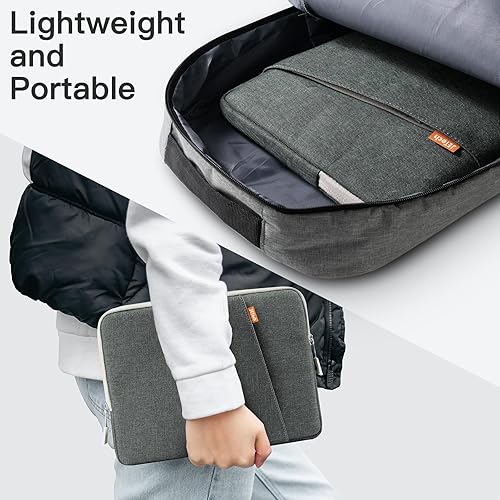 Vista 86 de JETech Funda para laptop para MacBook Pro de 16 pulgadas (M4, M3, M2, M1, 2019-2024), funda impermeable con bolsillo, compatible con portátiles
