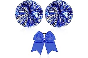 Hanaive 3 Pom Poms and Cheer Bow