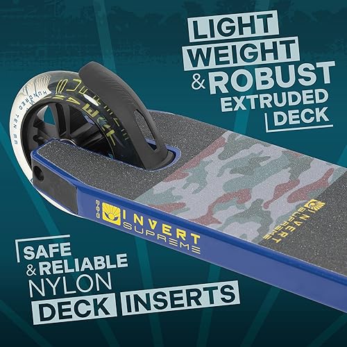 Miniatura 4 de INVERT Patinete profesional, calidad premium, scooter BMX de estilo libre para niños de 8 años en adelante, scooter perfecto para todos los