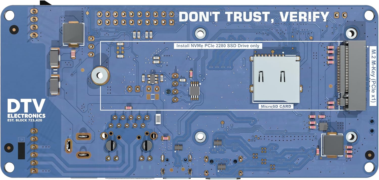 CmRat Carrier Board and Case for RPI Raspberry Pi CM4/CM5 & Radxa CM3/CM5 Compute Modules with NVMe, POE, USB-C, DC12V - Ideal for Home, Office, Business, Colleges and School Use