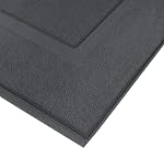Utopia Towels Cotton Banded Bath Mats, 2 Pack, Not a Bathroom Rug, 21 by 34 Inches, 100% Ring Spun Cotton, Highly Absorbent Shower Bathroom Floor Towel, Grey
