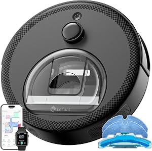 Lefant M330 Pro Robot Vacuum and Mop with Lidar Navigation (dToF), Multi-Floor Mapping, 190° Object Avoidance, 150 Mins Runtime, for Hardwood Floors and Carpets, App Control, 2.4 & 5GHz Wi-Fi