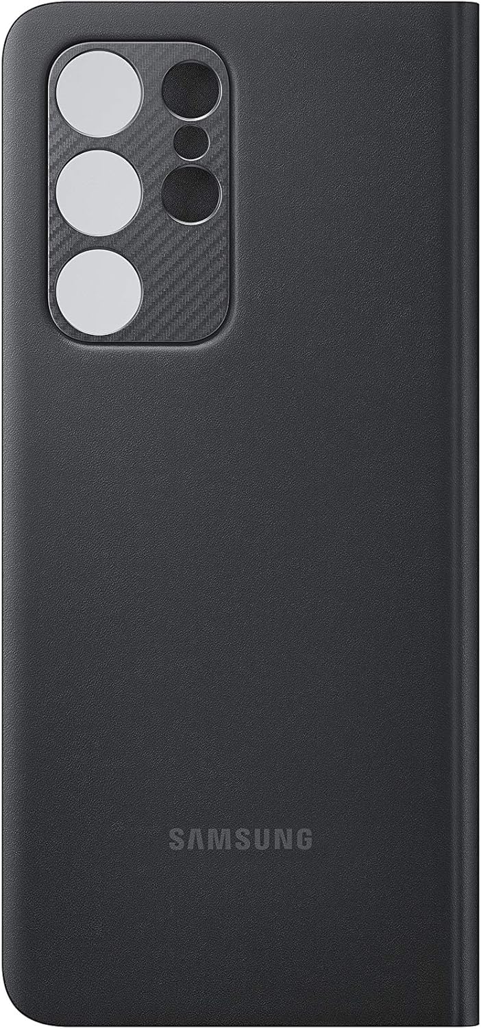 Samsung Galaxy S21 Ultra Case, S-View Flip Cover - Black (US Version)
