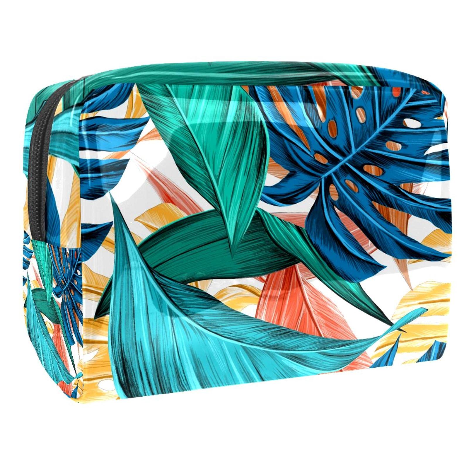 Cadeau idéal pour filles : trousse de toilette feuilles tropicales - 7
