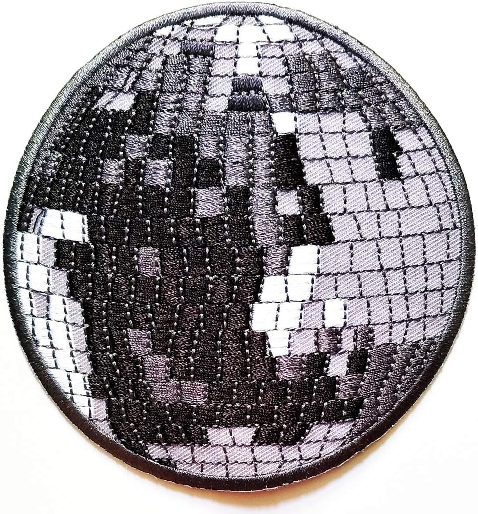 Ball Disco Crystal Magic Light Party Music Embroidered Iron-On Patch Kids Cartoon Logo Jackets Bags Hat Jeans T-Shirt Backpacks Costume