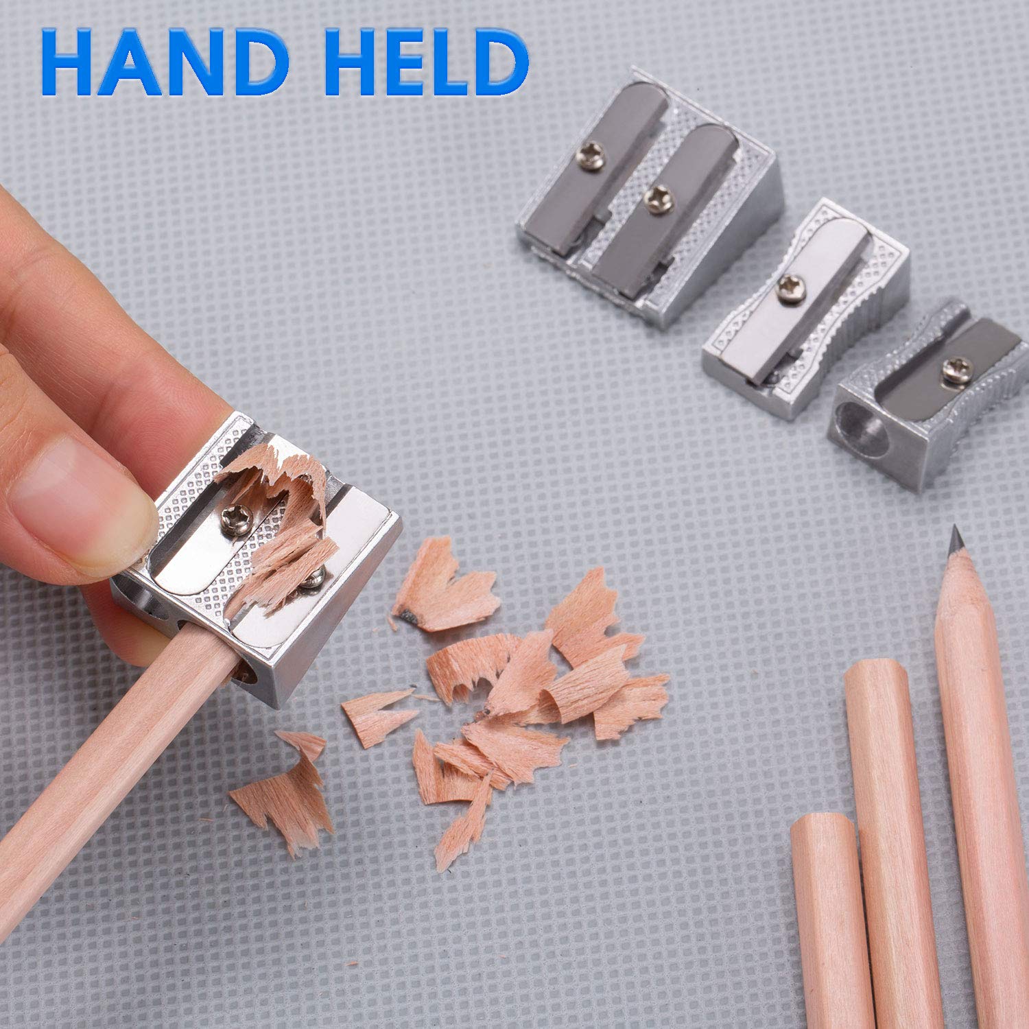 Taille-crayon Portable Multifonctionnel à Double Trou Deli 0576, Taille-crayon Pour Enfants De Couleur Bonbon, Lot De 18 Pièces Par Carton