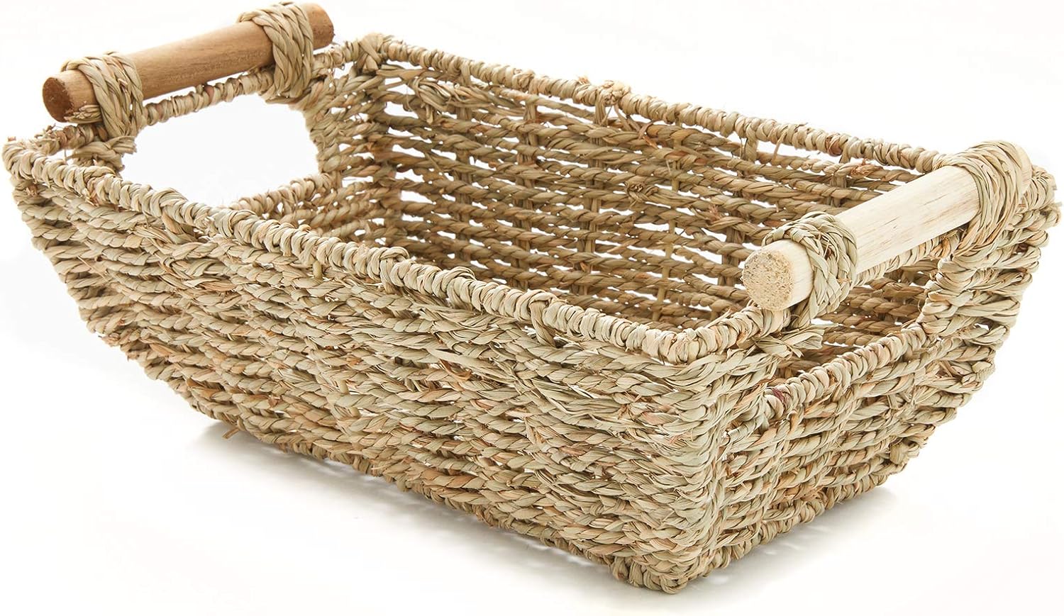 Americanflat HandWoven Seagrass Bathroom Storage Basket