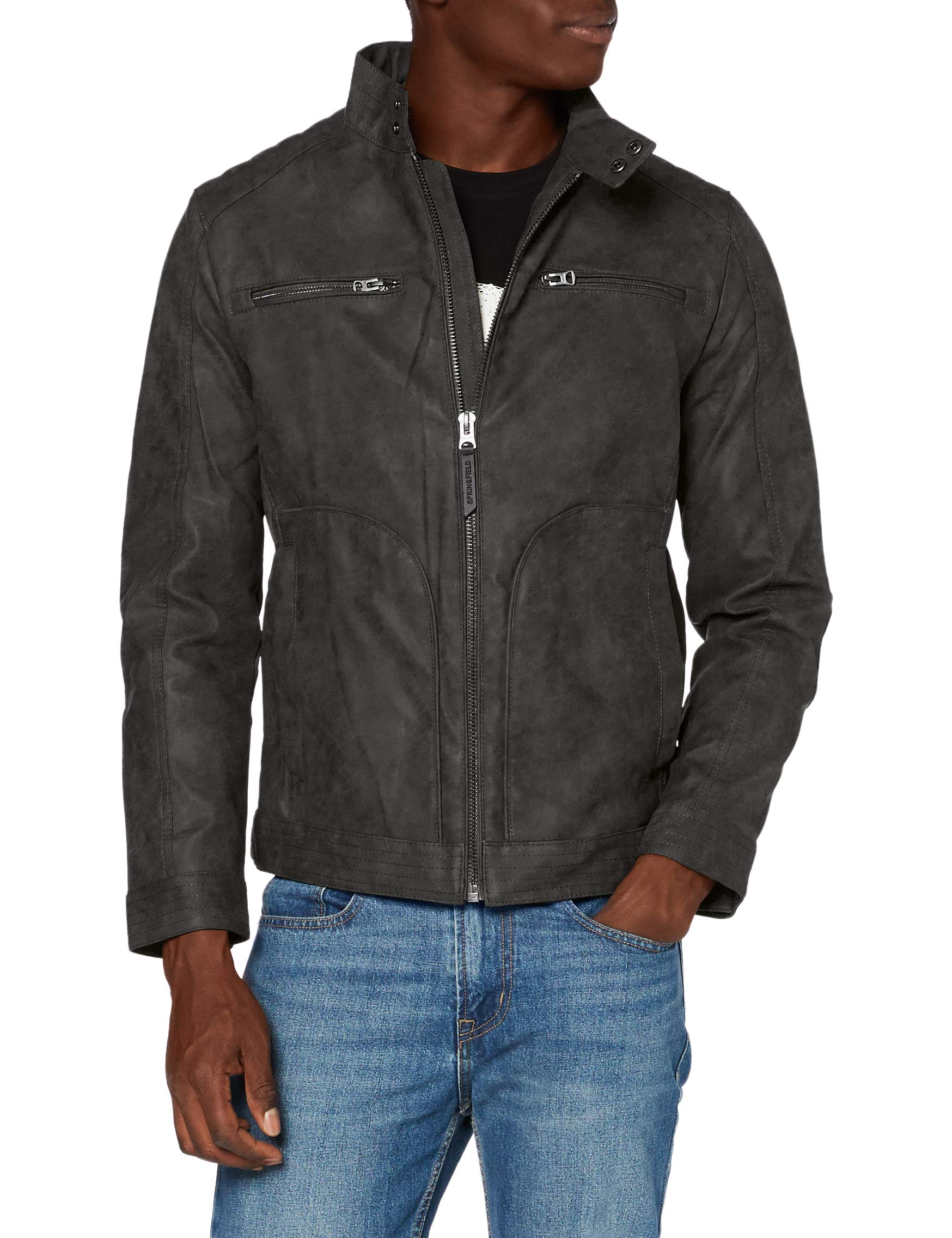 SpringfieldMen's 488194 Faux Leather Jacket