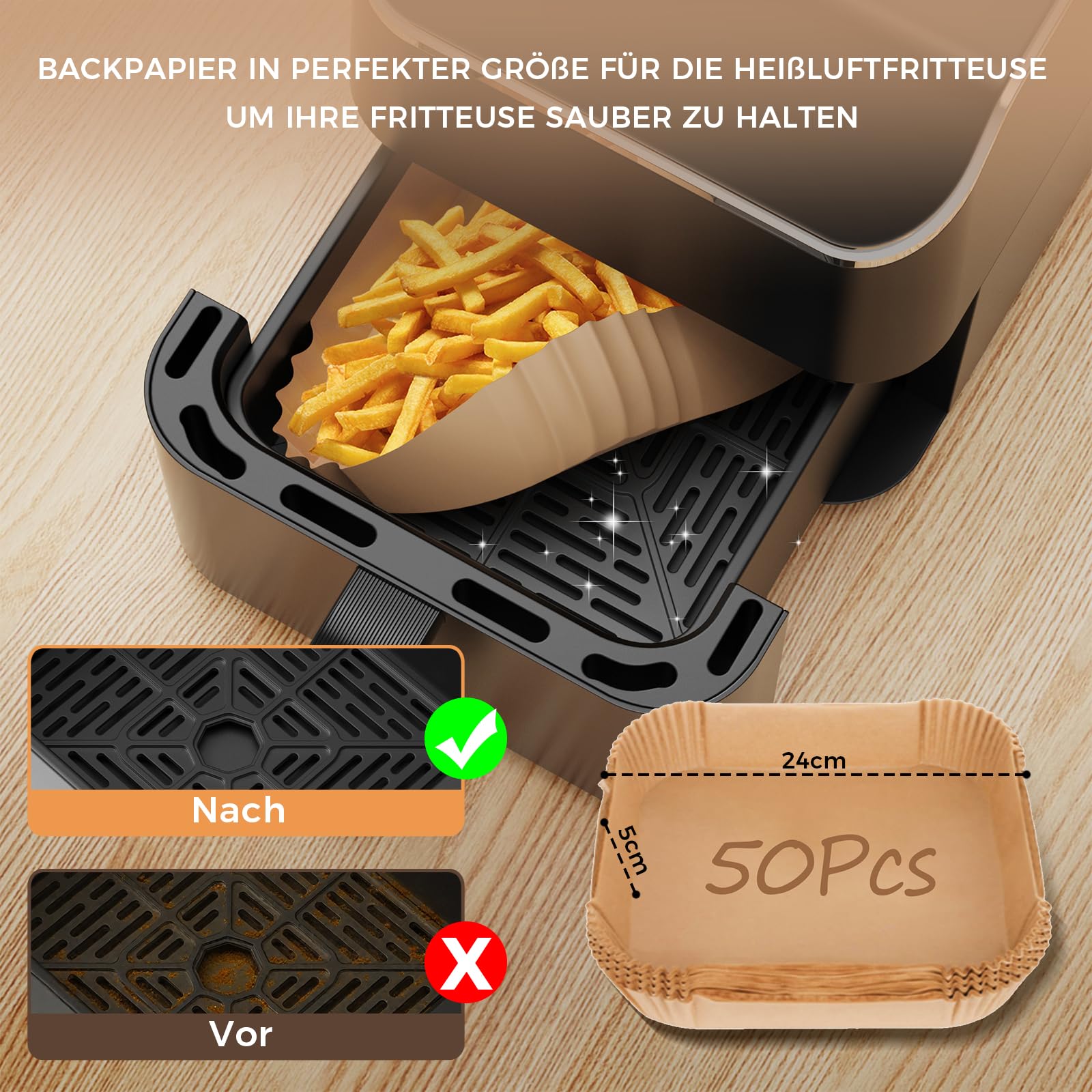 17-Teiliges Heißluftfritteuse Zubehör für COSORI Turbo Tower Pro Smart 10,8L Double Stack Airfryer,BPA-frei Airfryer Silikonform Zubehör für COSORI Turbo Tower 6,5L/4,3L Air Fryer Silikon Einsatz