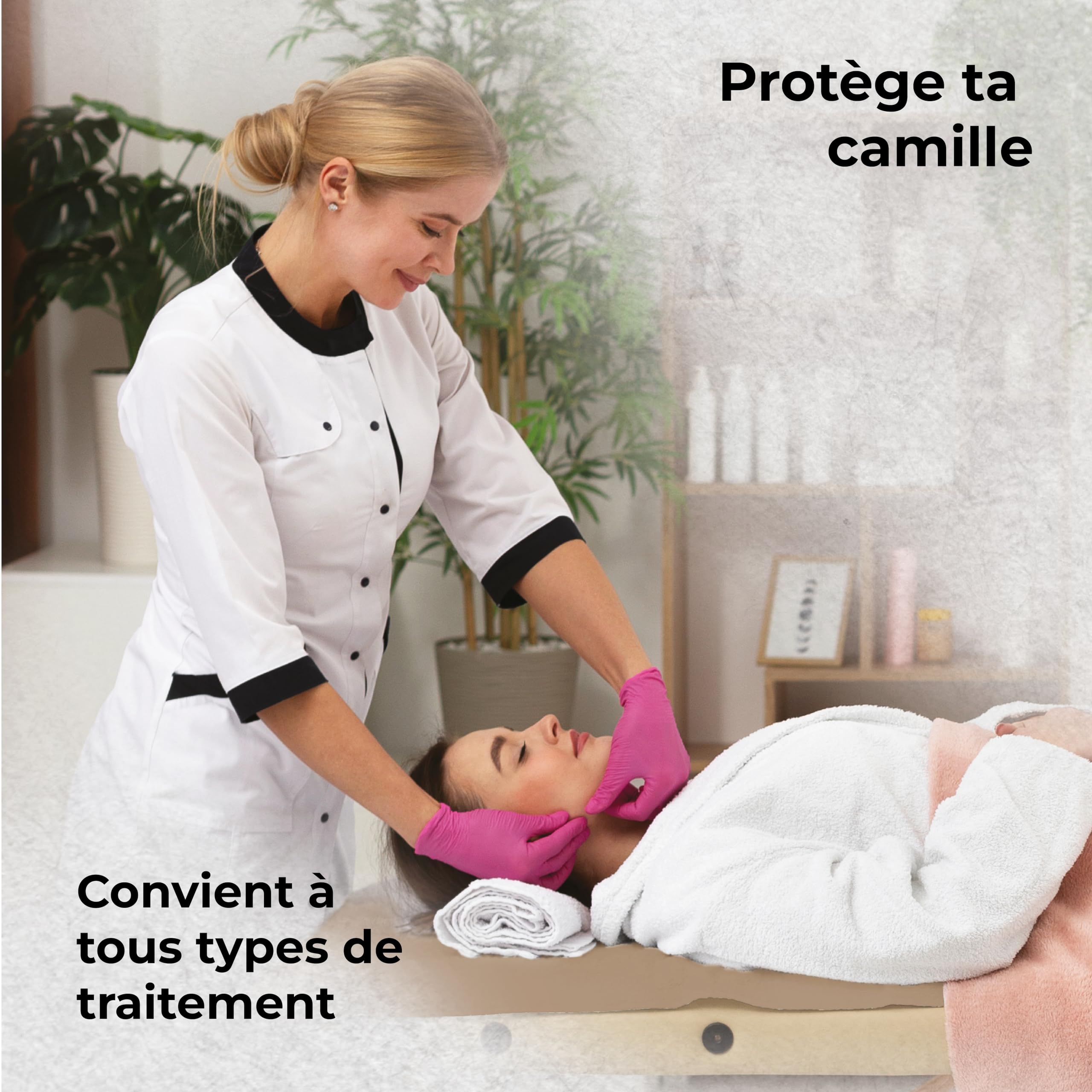 Rouleaux Drap Examen Medicaux Naturel - 6 Rouleaux, 60 x 40 cm 163 Formats - Papier Table Massage