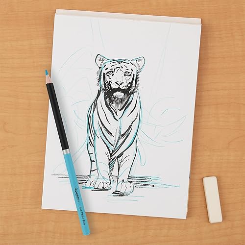 Miniatura 4 de Creative Mark Cezanne - Lápices de colores de alta calidad, sin fotos, color azul, paquete de 12  Lápices de dibujo altamente pigmentados  Lápices