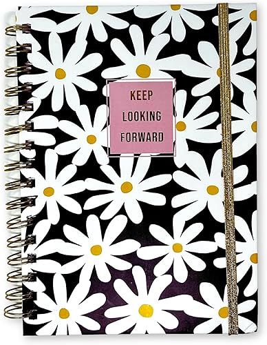 VOTUM Bloc de notas Big List con hojas fáciles de rasgar y tapa dura, bloc de notas con bonito diseño de cubierta y frase, diario personal para