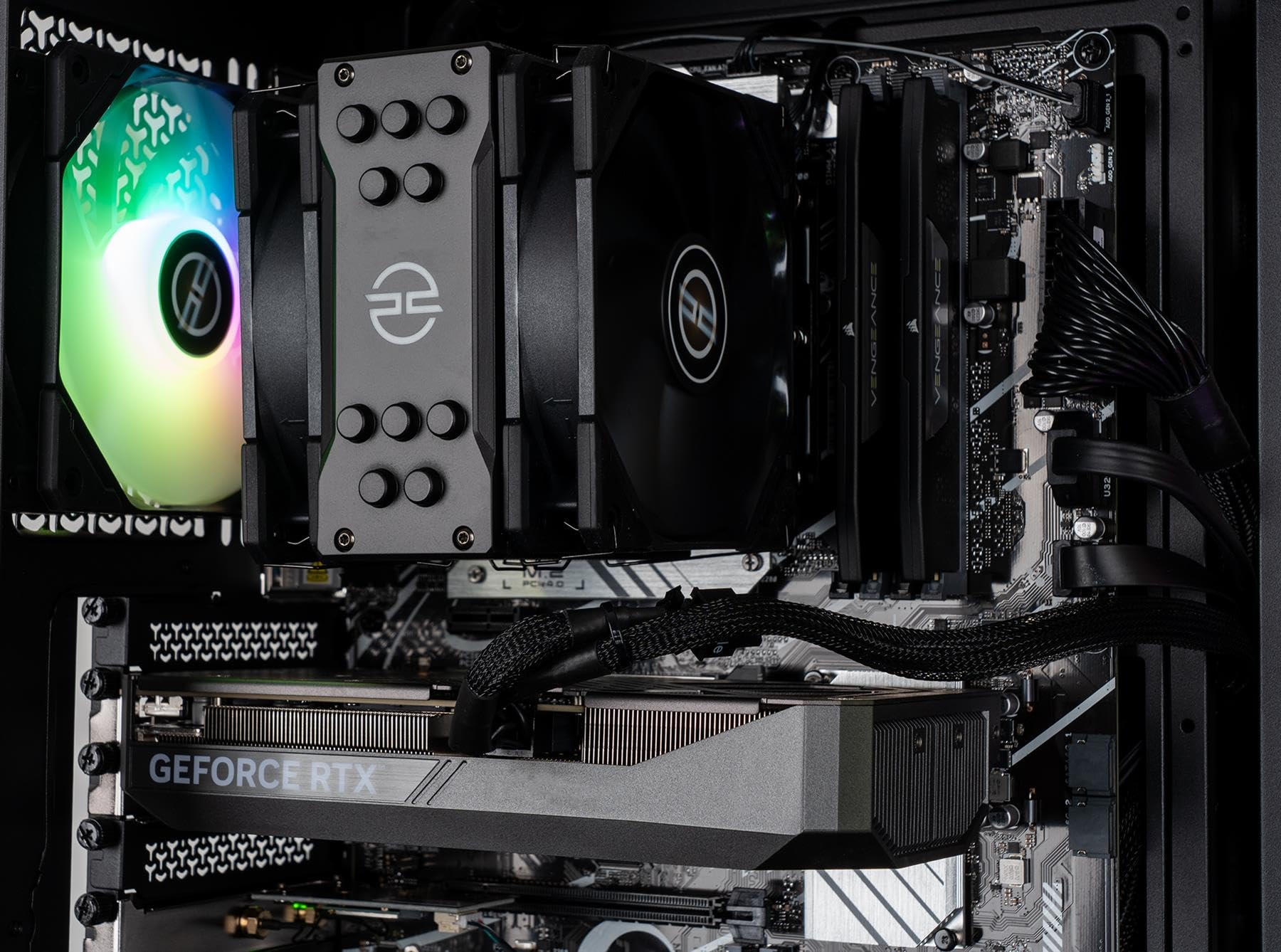 PCSpecialist Pro PC Gaming - Intel Core i7-12700F 2.10 GHz 12-Core, 32 GB DDR5 RAM, 8 GB GEFORCE RTX 5060, 2TB M.2 SSD, Windows 11