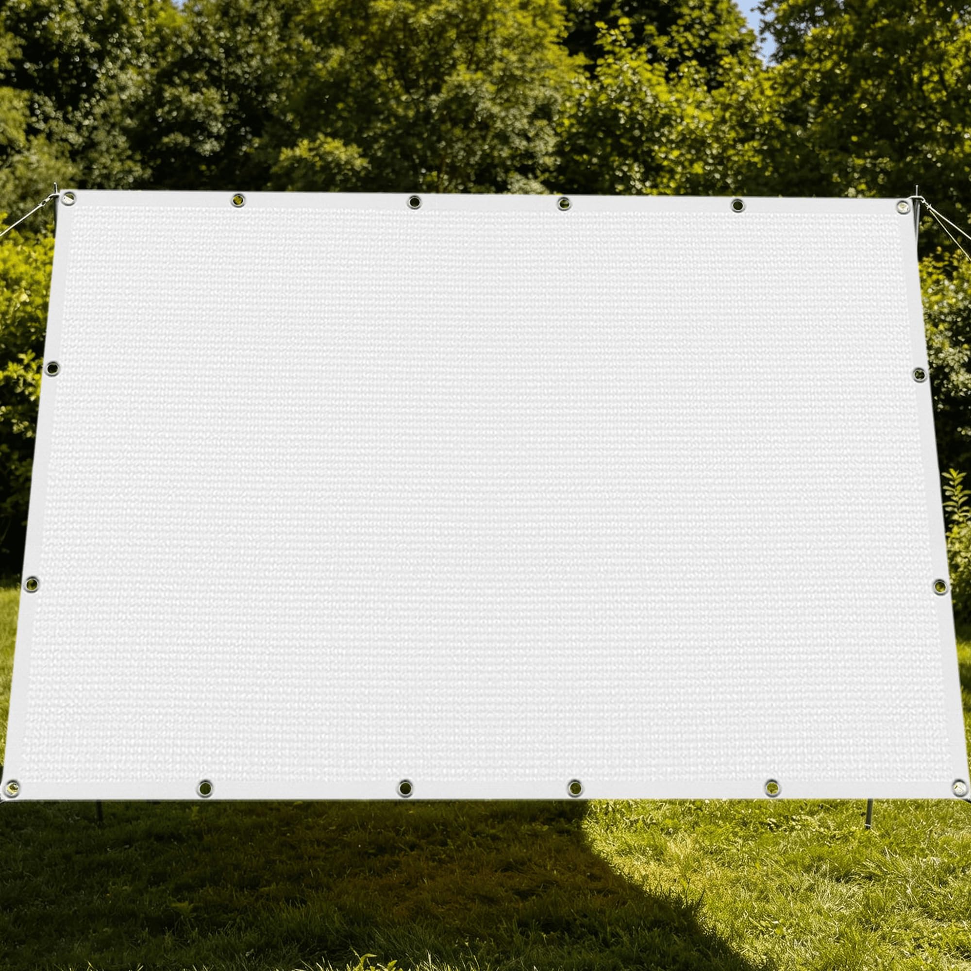 Filet d'ombrage blanc 2.7x2.8 m pour serre et protection solaire de jardin