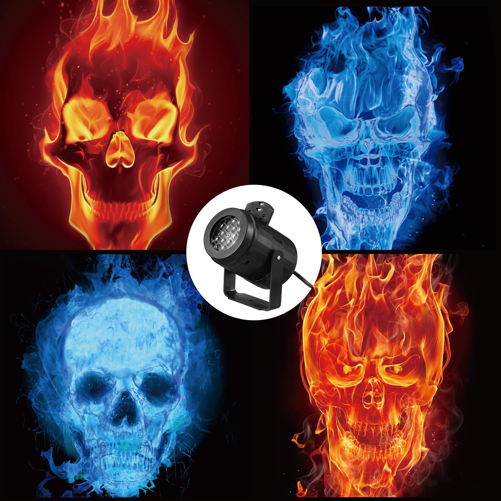 AAXA HP3 Proyector de Halloween (actualizado 2023) para ventanas emb