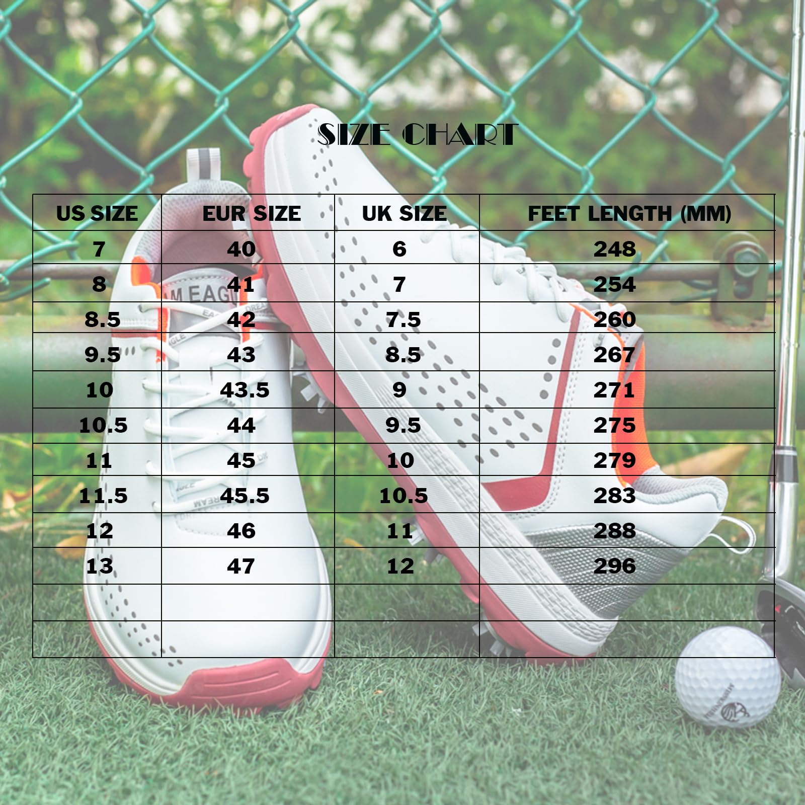 Hombre Zapatos De Golf, Resistente Al Agua Extra Ancho Zapatillas, Zapatillas Unisex De Piel Antideslizantes con Púas para Entrenamiento De Golf