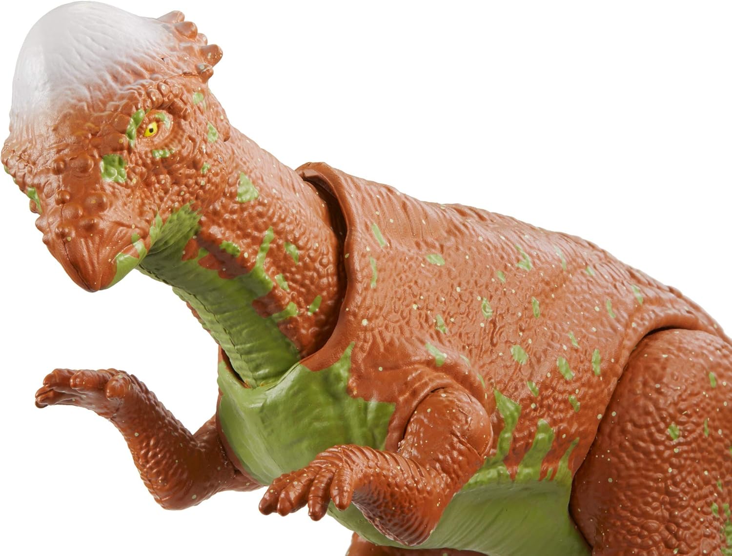 Jurassic World Toys Savage Strike Pachycephalosaurus Figure in Smaller Size with Unique Attack Moves Like Biting, Head Ramming, Wing Flapping, Articulation and More