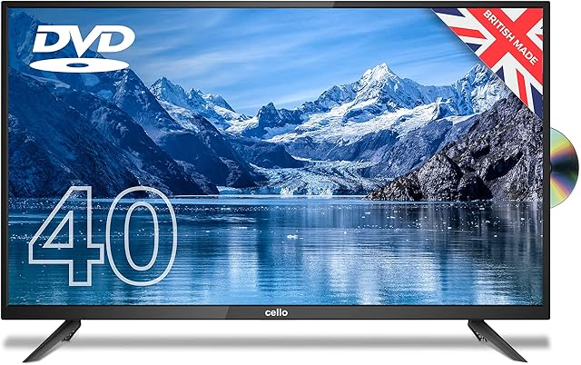 Cello ZF0204 40 inch Full HD LED TV with Built-in DVD player and Freeview HD Built in Satellite receiver Made in the UK