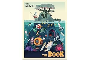 Framed Movie Poster: Original Literary Art Print