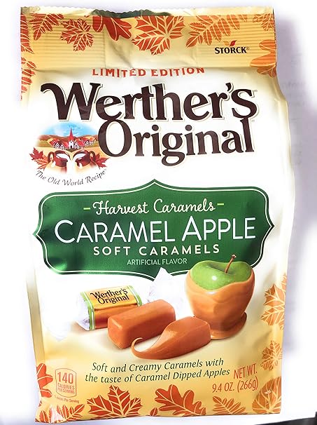 Amazon Co Jp Werther S Original Halloween ヴェルターのオリジナルハロウィンキャラメルアップルソフトキャンディ260g 並行輸入品 食品 飲料 お酒