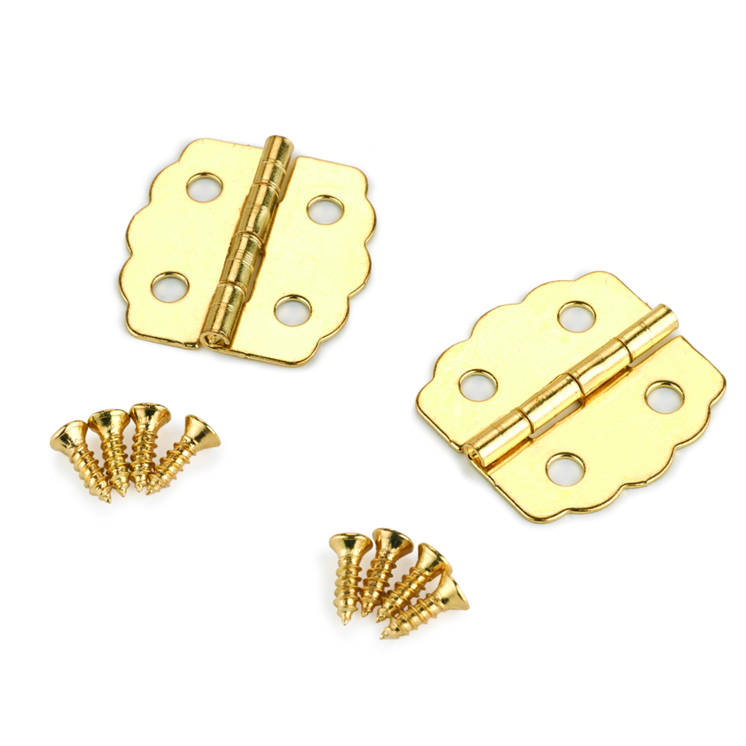 Highpoint Small Box Brass Plated Hinge 23Mm X 22 Mm Pair