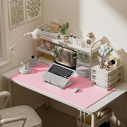 Miniatura 412 de Aothia Tapete protector de escritorio, alfombrilla para mouse, antideslizante, impermeable, de piel sintética, secante de escritorio, para Verde