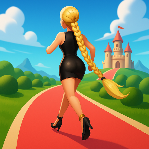 Anziehspiele Seien Sie eine Modekönigin: Laufsteg für Mädchen Laufsteg durchs Haus Traummädchen-Outfit-Design Fit-Ankleidespiele für Mädchen Helden-Herausforderung Modekönigin-Outfit-Rennen