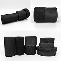 Vista 7 de Matenf Sew On Hook and Loop Strips, 4 Inch Wide, Easy to Sew, Excellent Grip, Non Adhesive, Interlocking Tape, Hook & Loop Tape for Clothing Sewing