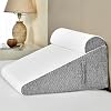Orthopaedic Bed Wedge Pillow with Adjustable Pillow for Sleep Apnea, Acid Reflux, Back Pain Relief, Snoring, Leg Elevation, Sleeping After Surgery with Washable Cover