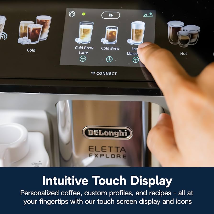 Amazon.com: De'Longhi Eletta Explore Espresso Machine with Cold