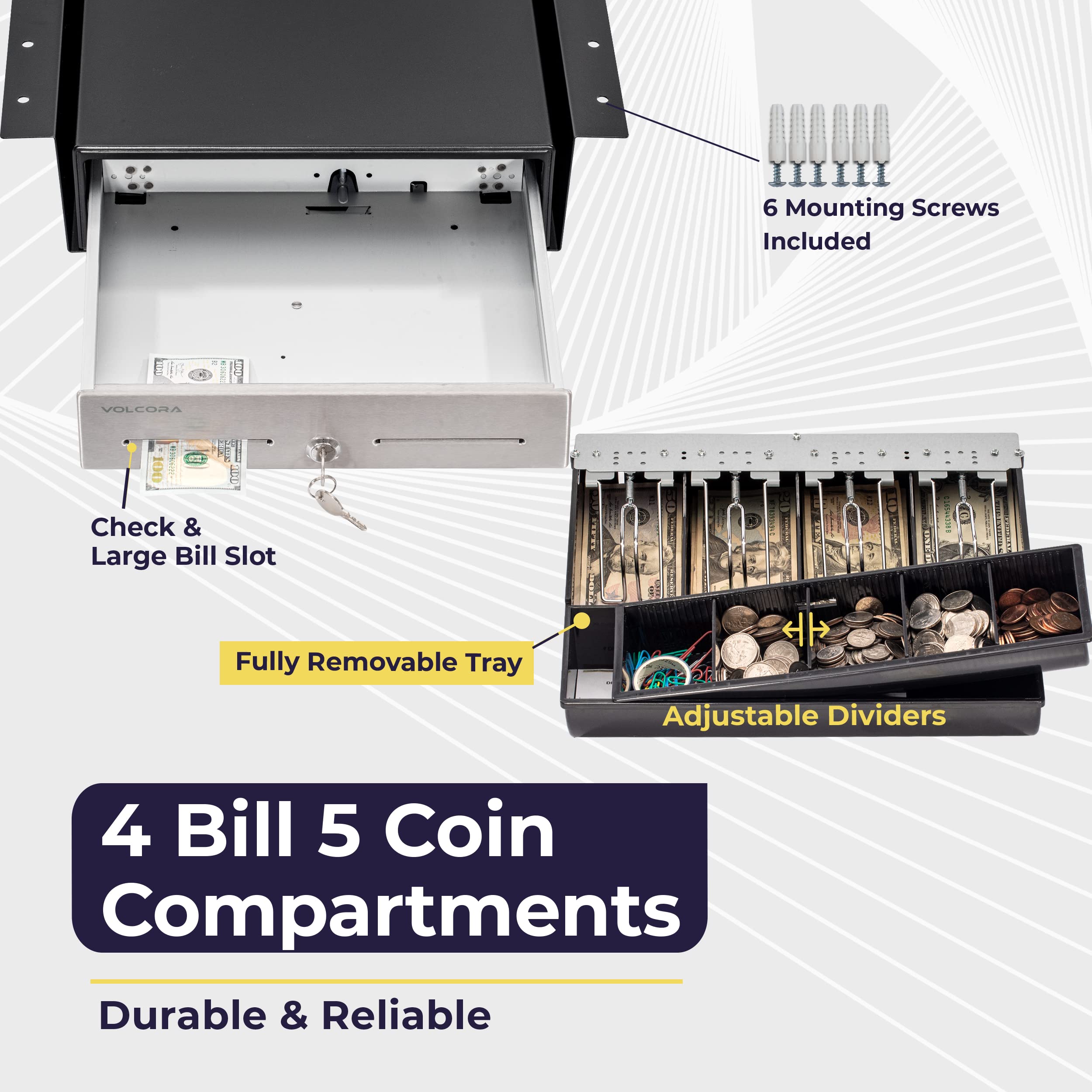 Amazon.com : Cash Register Drawer with Under Counter Mounting Amazon.com : Cash Register Drawer with Under Counter Mounting