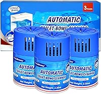 Vista 8 de Limpiadores de inodoro 2 botellas Tabletas limpiadoras automáticas de inodoro azul de larga duración, tabletas de inodoro seguras para sépticas