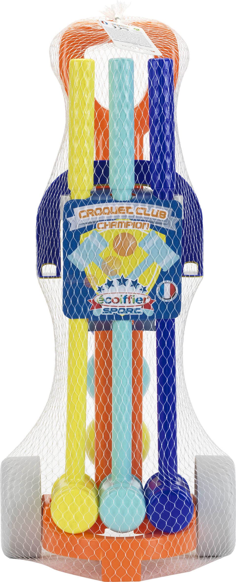 Jouets Ecoiffier -745 - Chariot de croquet – Jeu de plein air pour enfants – Dès 18 mois – Fabriqué en France