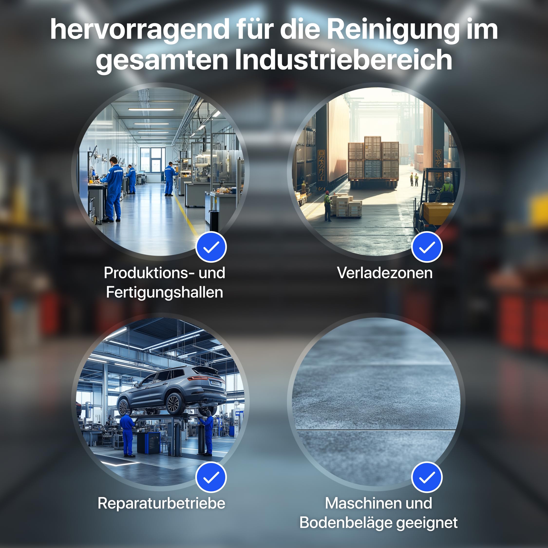 Industriereiniger I 5 Liter I Industrie Reiniger I Konzentrat I Werkstattreiniger I HD Reiniger I Bodenreiniger I Hallenreiniger I