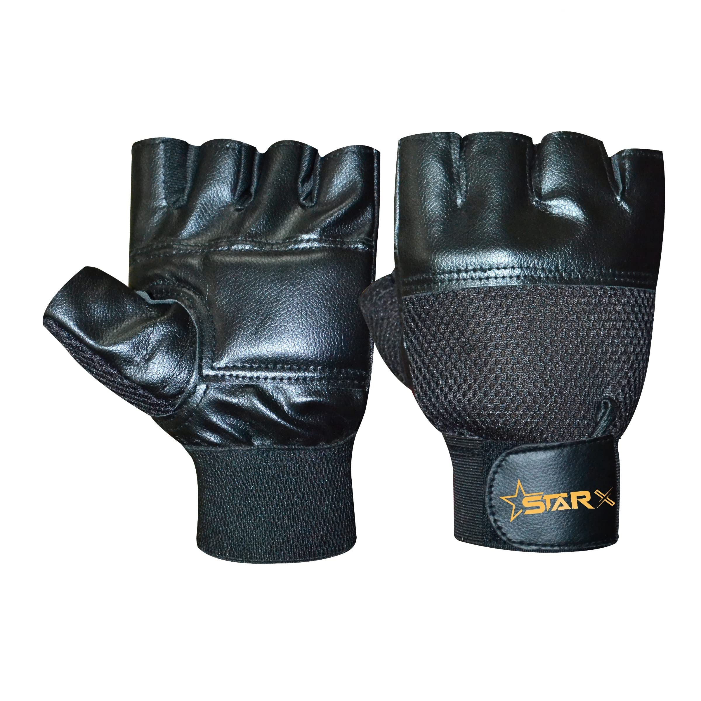 StarX Ultra Pro Gym Gloves Black Net(Faux Leather) (B0BP6PFMX7) Amazon Price History, Amazon Price Tracker