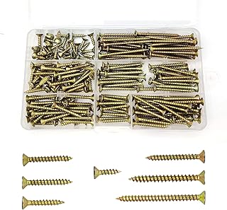 YOUYIDUN - 250 Pcs Chipboard Screw Assortment...,