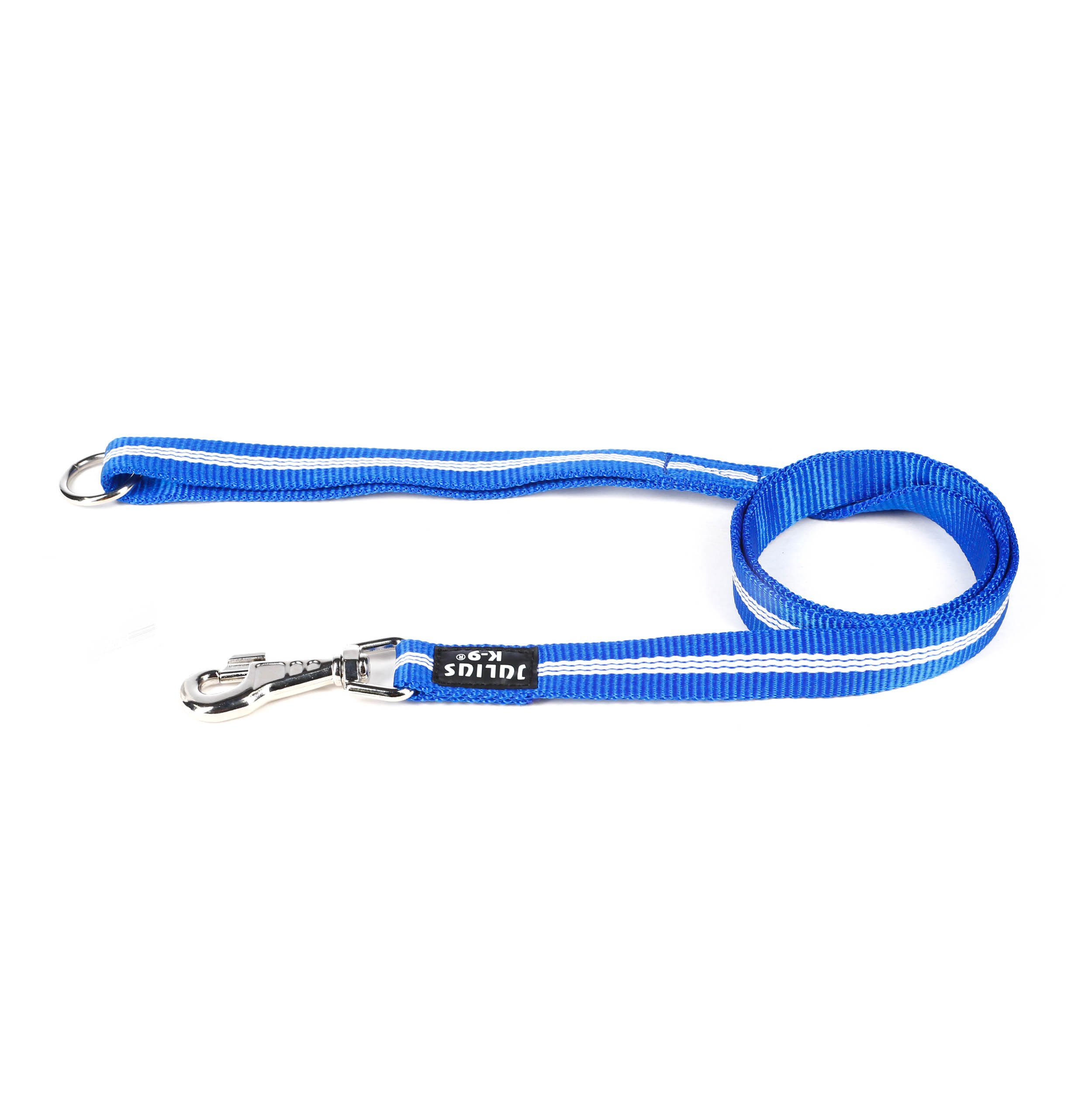IDC Tubular Webbing Leash with Handle, 25 mm x 1.2 m, Blue โ image 1