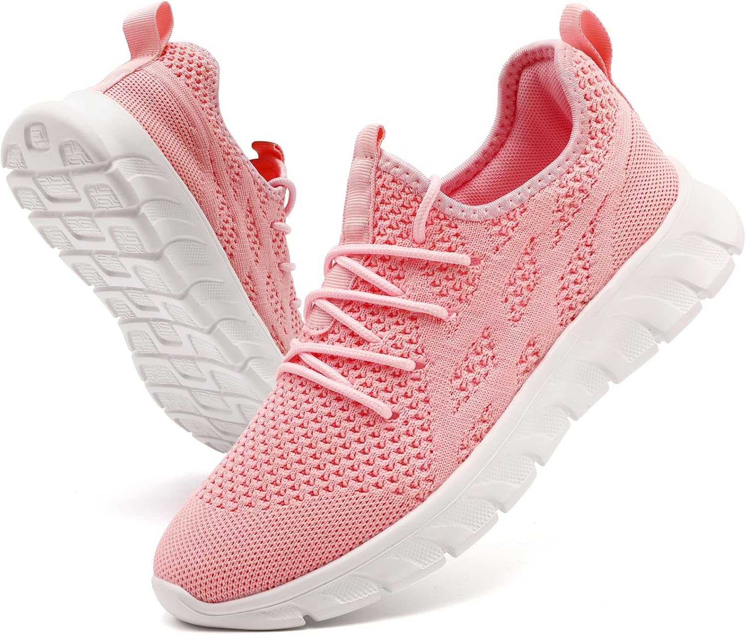 Running Shoes Women Tennis Walking Sneakers Slip On Gym Shoes Non Slip Workout Trainers for Womens Casual Mesh Footware Fashion Lightweight
